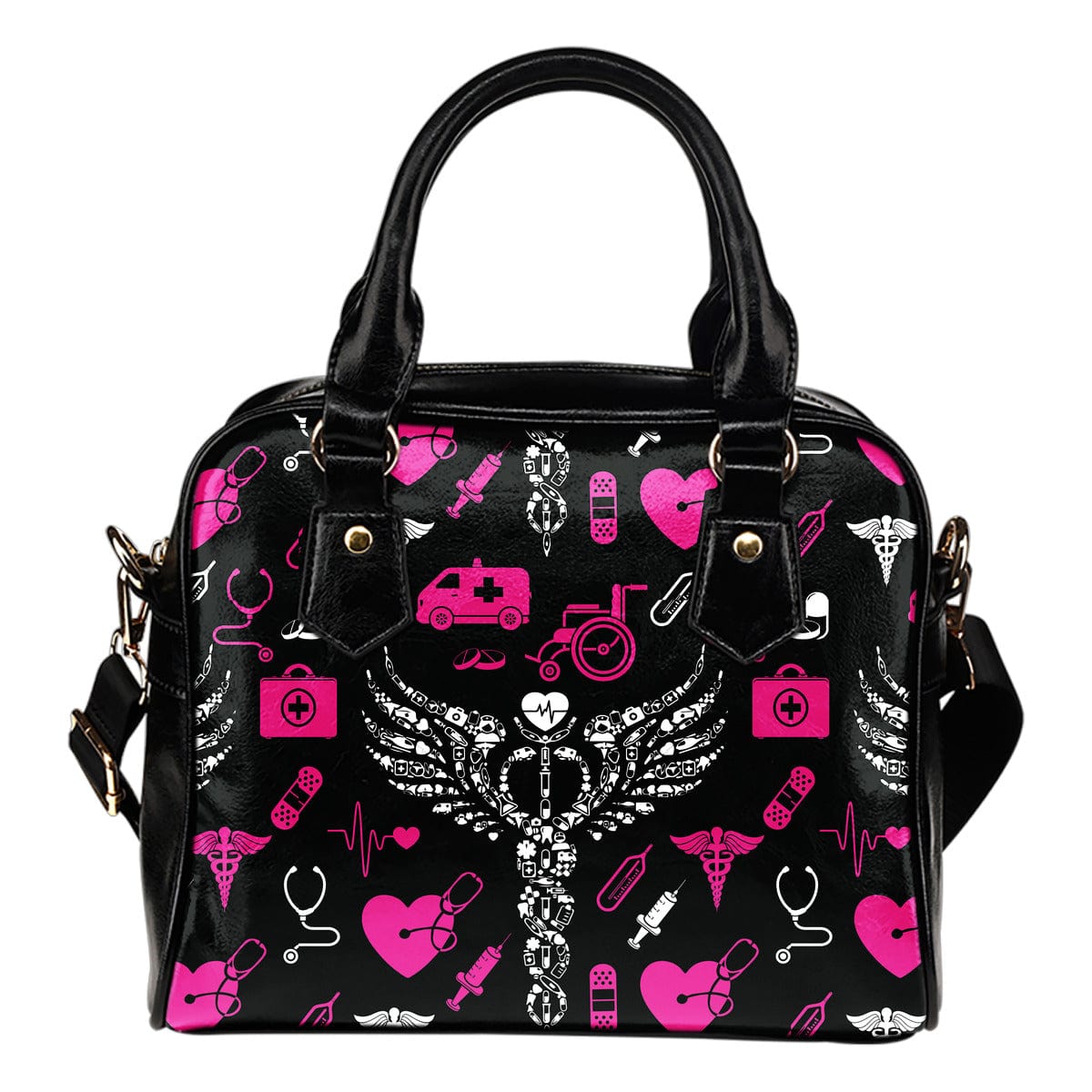 Nurse Caduceus Handbag