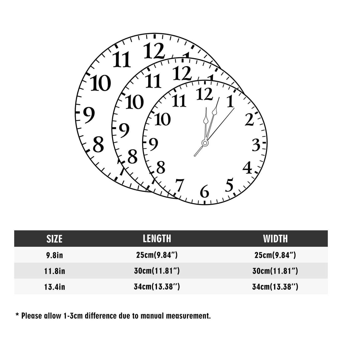 Horloge murale ronde sans cadre avec icônes de podologue pour cabinet de cabinet