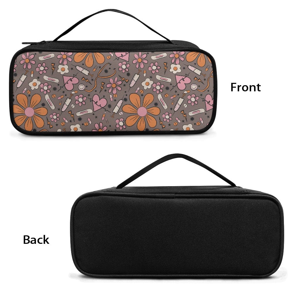 Stethoscope Brown Sunflower Storage Bag