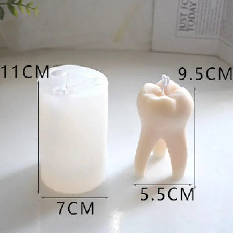 Tooth Candle Mold