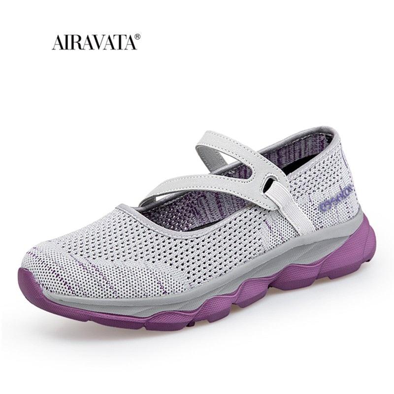 Nurse Casual Sneakers Womens Casual Comfortable Breathable Walking Shoes Slip on Light Mom Flatform Boat Shoe Anti-slip - Thumbedtreats