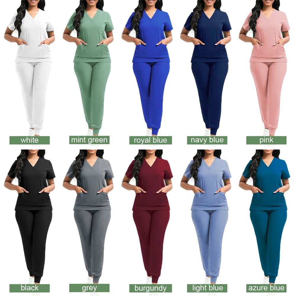 Scrubs Women Veterinary Dentistry Work Clothes