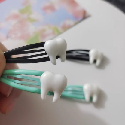 3D Teeth Hairpin