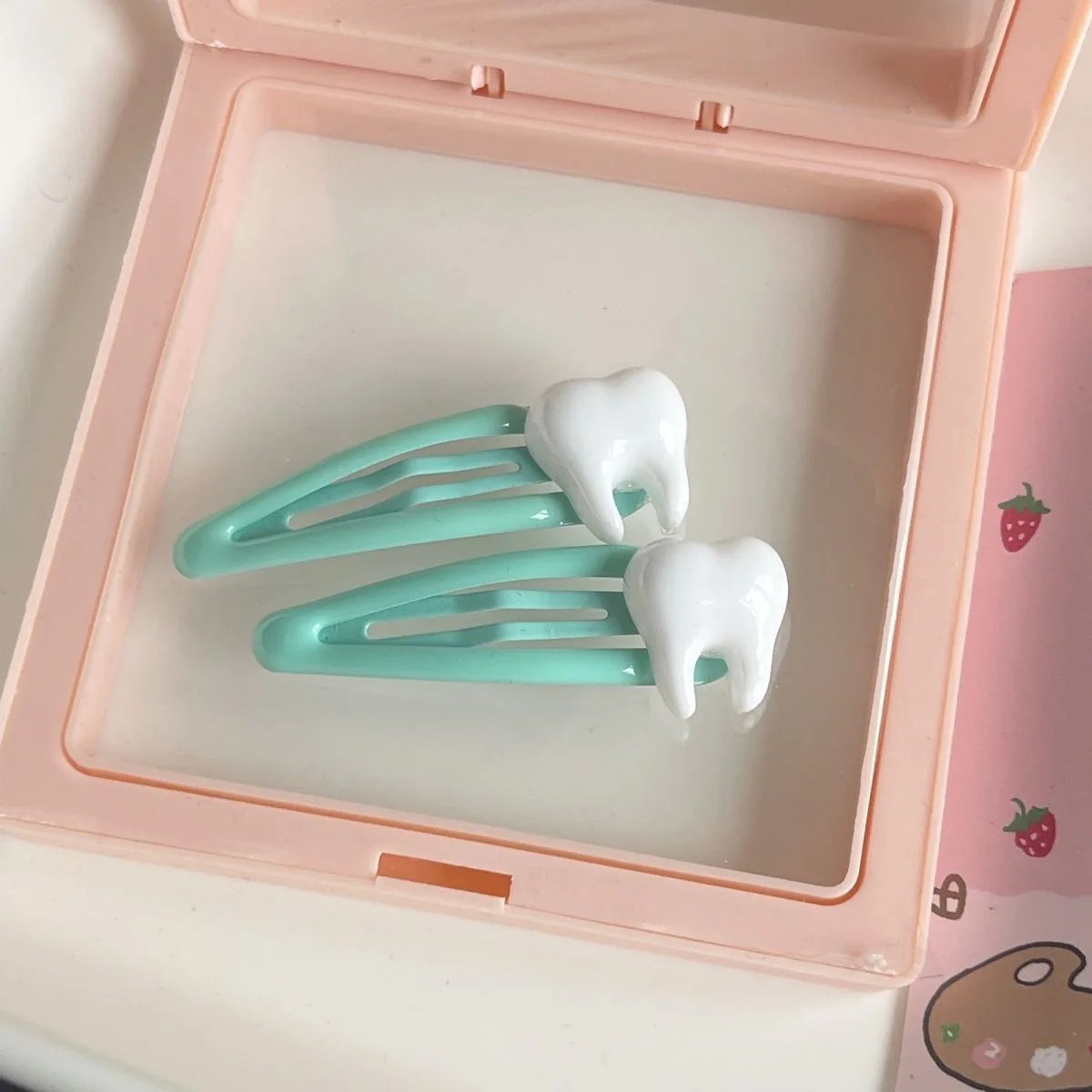 3D Teeth Hairpin