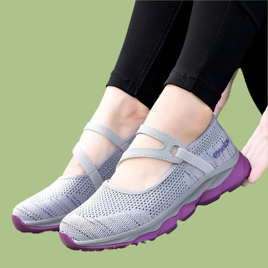 Nurse Casual Sneakers Womens Casual Comfortable Breathable Walking Shoes Slip on Light Mom Flatform Boat Shoe Anti-slip - Thumbedtreats