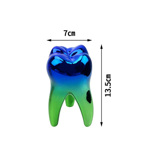 Tooth Shape Colorful Sculpture