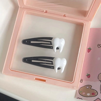 3D Teeth Hairpin