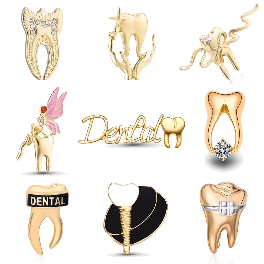 Dentist Doctor Nurse Dental Implant Tooth Pin Medical Brooch
