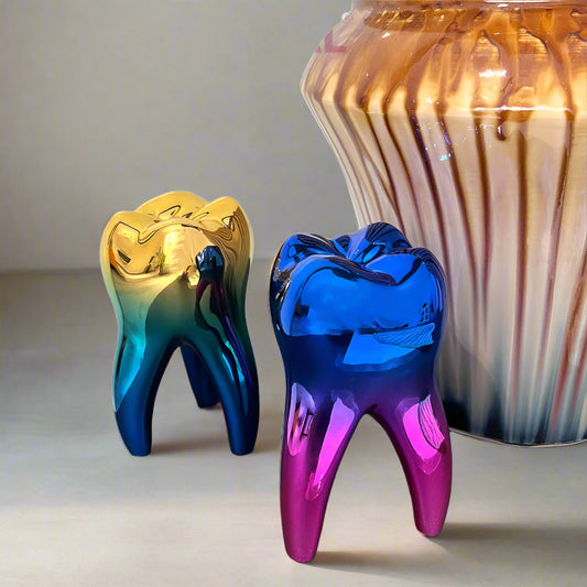 Tooth Shape Colorful Sculpture