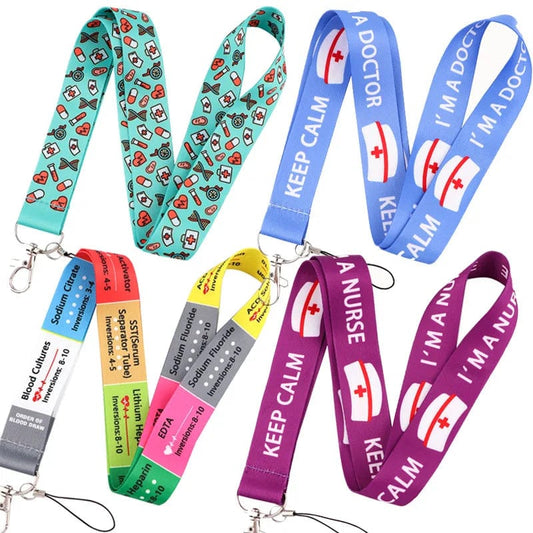 Medical Nurse Doctor Cartoon Neck Strap Lanyards