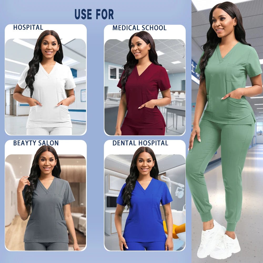 Unisex Medical Scrubs Set