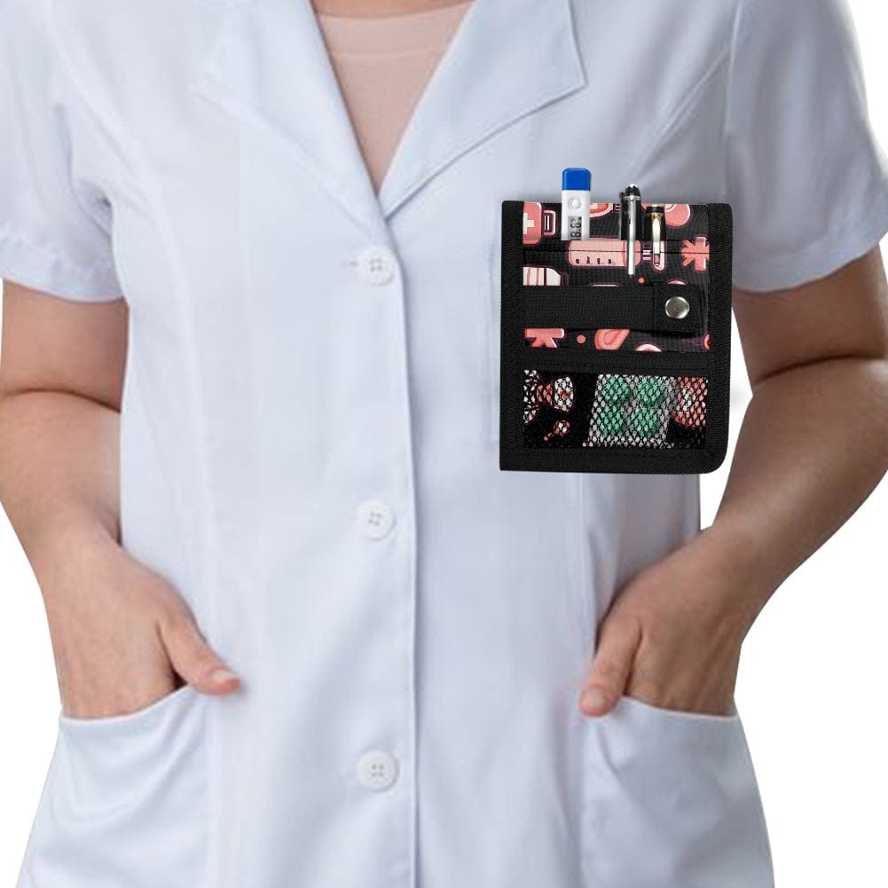 Nurse Pocket Black Organizer